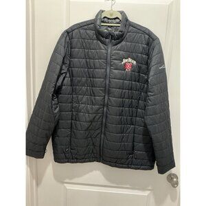 Eddie Bauer Jacket Size XXL Black (See Description) Embroidered Front And Back